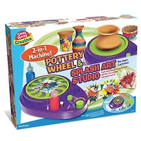Small World Toys Pottery Wheel & Splash Art Studio Kit
