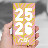 TF Publishing 2025-2026 Small Sassy Zebra Monthly Pocket Planner