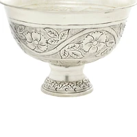 8" Silver Iron Traditional Planter