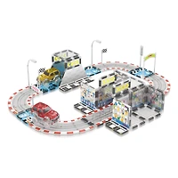 PicassoTiles® Magnetic Race Track Stadium Construction Set