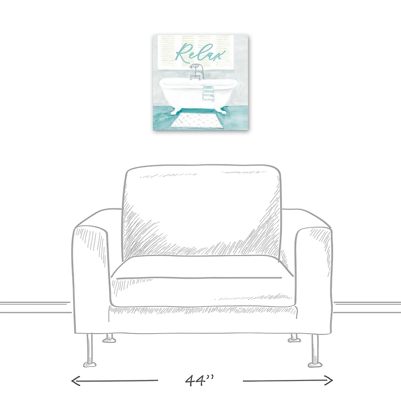 Relax 16" x 16" Canvas Wall Art