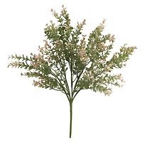17" Pink Cream & Green Eucalyptus Leaf Bush by Ashland®