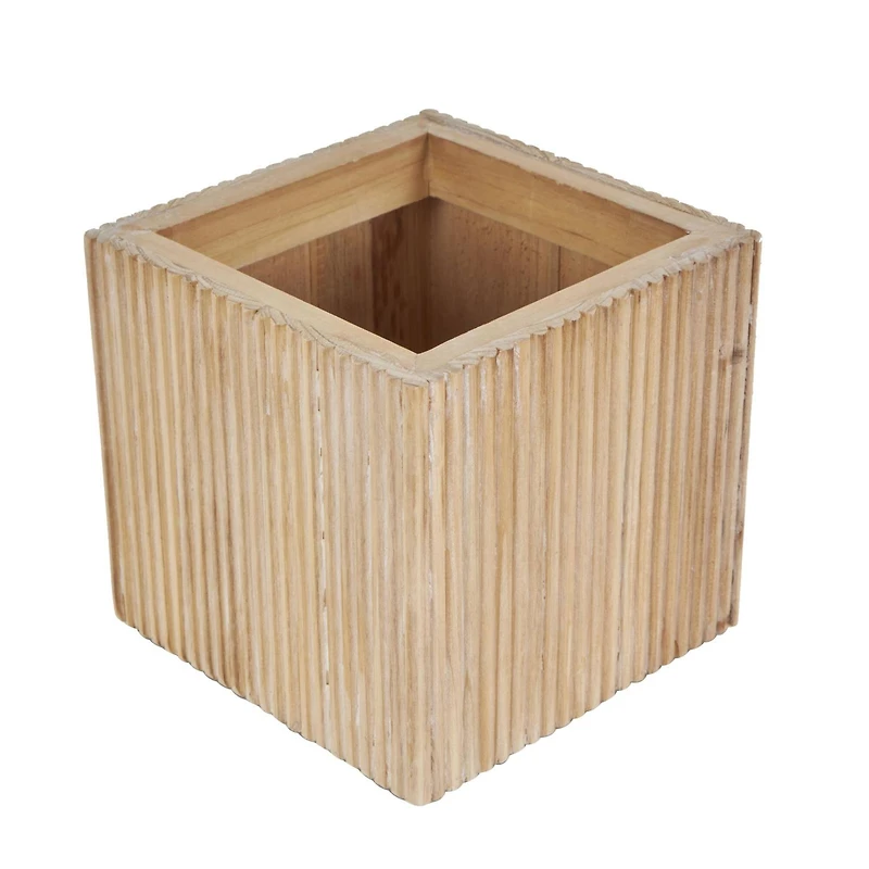 Light Brown Box Set with Whitewashed Wood Lids