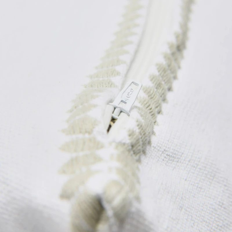 Hello Honey® Square Embroidered Multistripe Cotton Pillow Cover