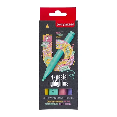 Bruynzeel Pastel Colors Highlighter Set