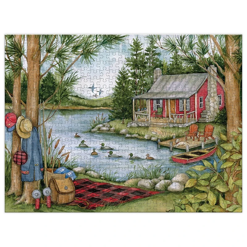 Lang Picnic by the Lake 500 Piece Jigsaw Puzzle