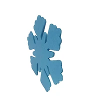 5.25" Light Blue Felt Snowflake Shapes, 18ct. by Creatology™