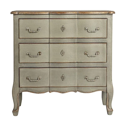 Hello Honey® Distressed Gray Wood Dresser Cabinet