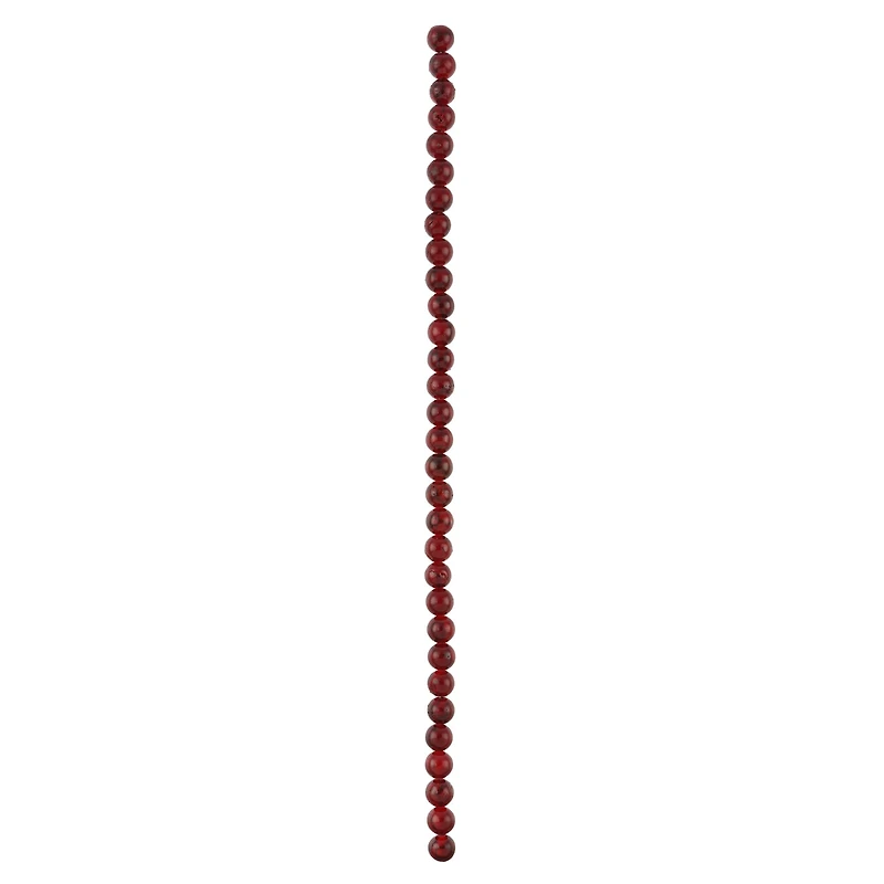 Dark Red Dyed Quartz Round Beads, 8mm by Bead Landing™