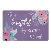 Beautiful Down To Her Soul 18" x 27" Floor Mat