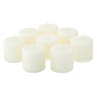 Ashland® Basic Elements™ Ivory Pillar Candles, Value Pack