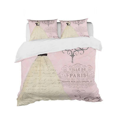 Designart 'French chandeliers Couture II' Glam Bedding Set