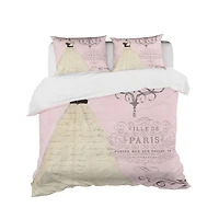 Designart 'French chandeliers Couture II' Glam Bedding Set