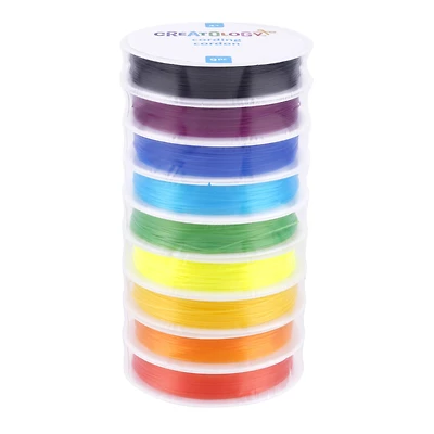 1/2mm Rainbow Mix Nylon Cording, 9ct. by Creatology™