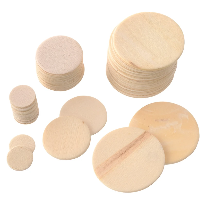 12 Packs: 130 ct. (1,560 total) Wood Circles by Creatology™