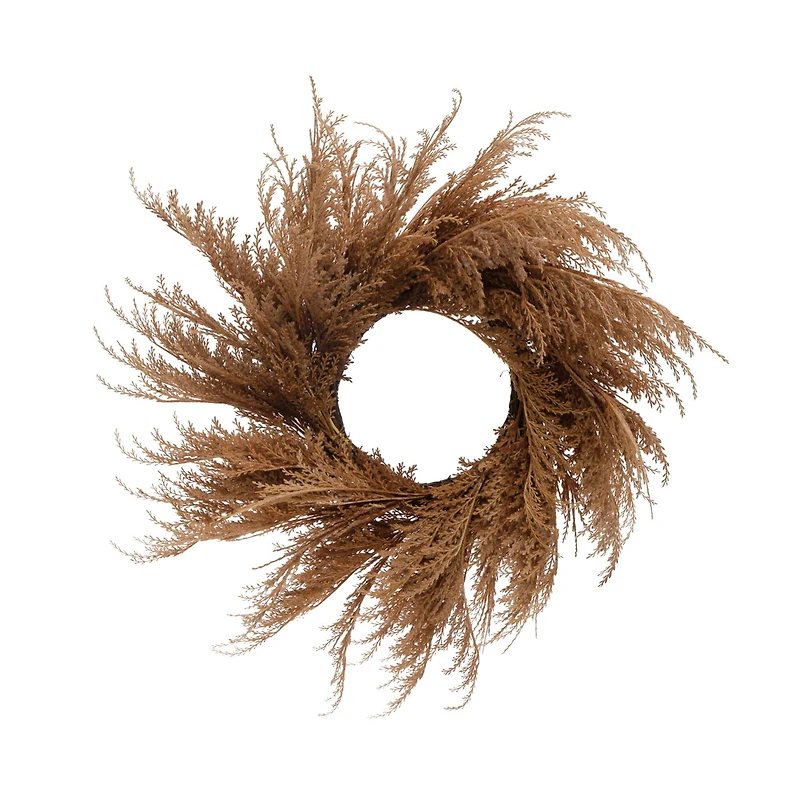 Hello Honey® 28" Blush Faux Pampas Grass Wreath