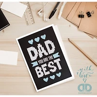 Diamond Dotz® Best Dad Diamond Painting Greeting Card Kit
