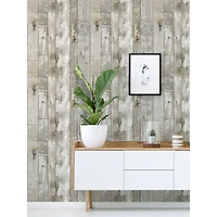 InHome Driftwood Peel & Stick Wallpaper