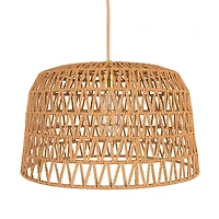 Hello Honey® 19.5" Natural Woven Pendant Lamp
