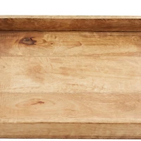 Rustic Brown Mango Wood Tray Set