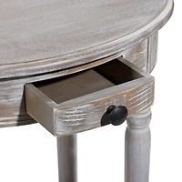 Light Brown Wood Farmhouse Accent Table