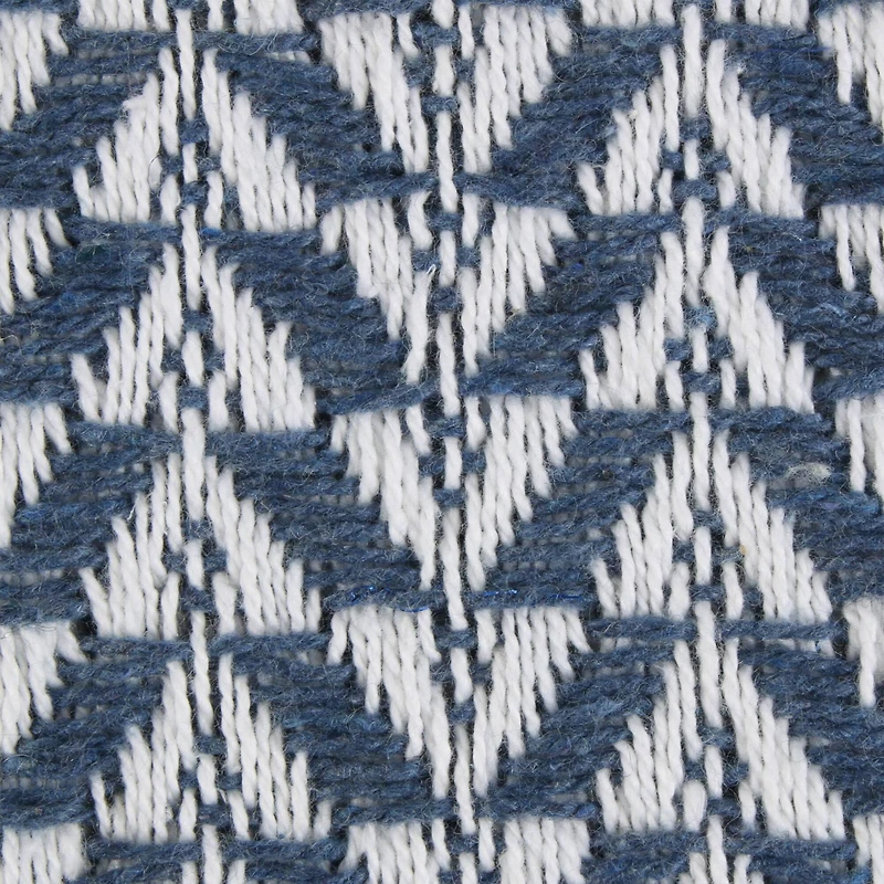 DII® French Blue Arrowhead Woven Throw