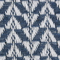 DII® French Blue Arrowhead Woven Throw