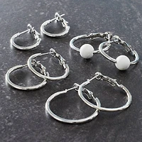 Hoop Earrings by Bead Landing®, Silver