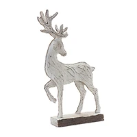Carved Deer Décor Set, 12.5" & 14.5"