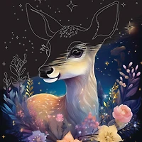 Brea Reese™ 9" x 12" Moonlit Creatures Scratch Art Paper Pad