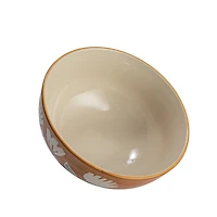 Hello Honey® 8" Hand-Painted Wax Relief Pattern Stoneware Bowls, 6ct.