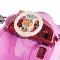 Toy Time Pink Battery Powered Ride-On Classic Coupe Car