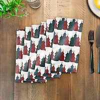 Christmas Tree Trio Cotton Twill Napkin