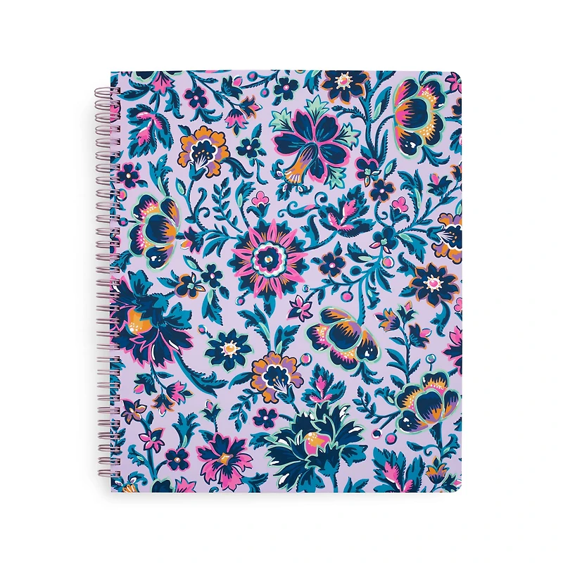 Vera Bradley® Cloud Vine Multi Spiral Notebook with Pocket
