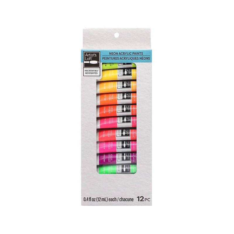 12 Packs: 12 ct. (144 total) Neon Acrylic Paints by Artist's Loft™ Necessities™