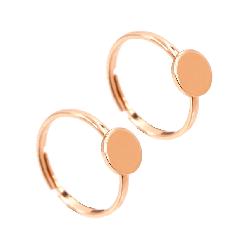 Adjustable Ring Blanks, 4ct. by Bead Landing™