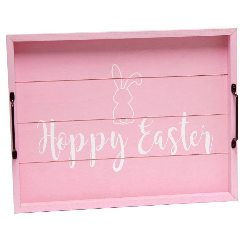 Elegant Designs™ 15.5" Hoppy Easter Serving Tray with Handles