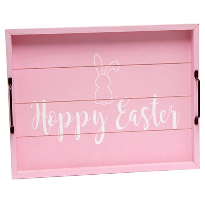 Elegant Designs™ 15.5" Hoppy Easter Serving Tray with Handles