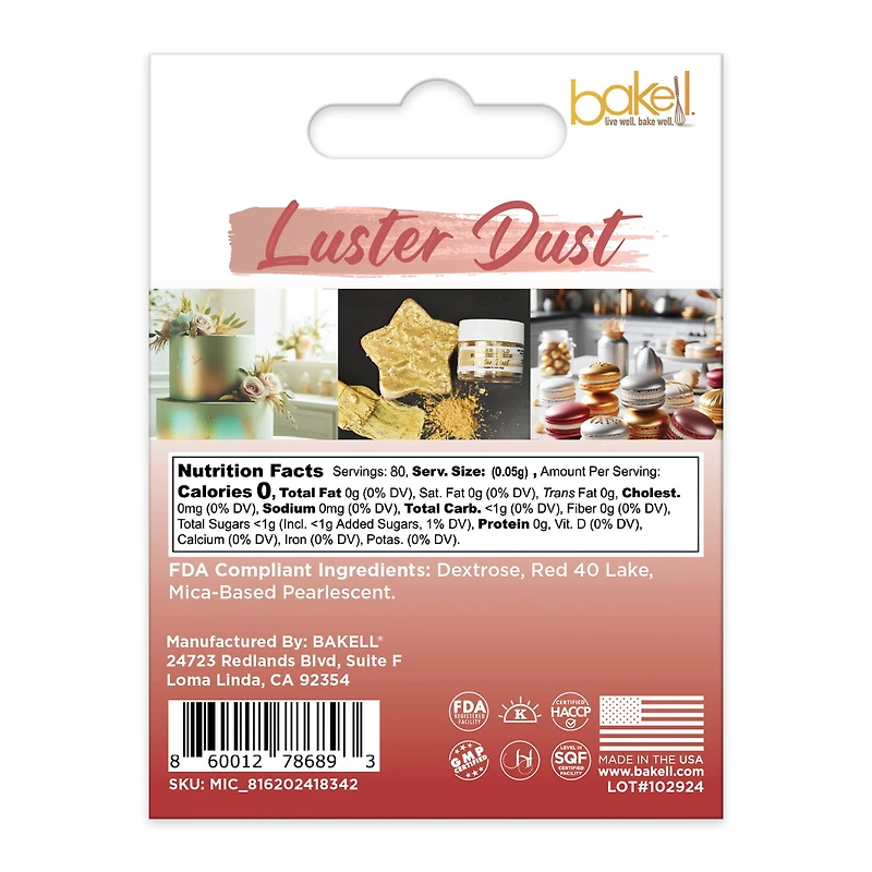 Bakell® Edible Luster Dust