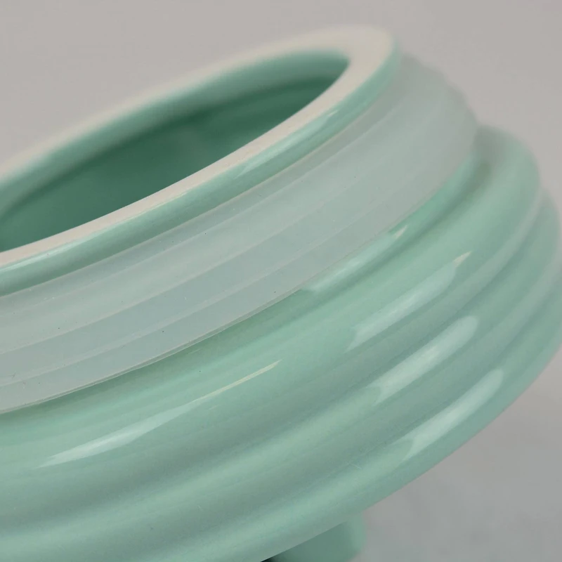 DII® 5.6" Aqua Ceramic Jar Canister Set, 3ct.