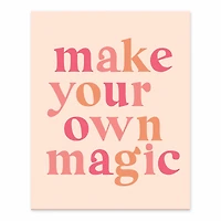 Make Your Own Magic Easel Back Canvas
