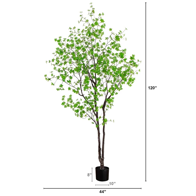 10ft. Potted Artificial Minimalist Enkianthus Tree