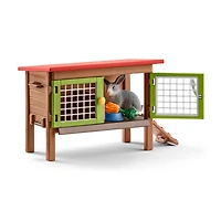 Schleich Farm World Rabbit Hutch Playset