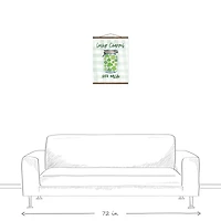 Lucky Charms Jar Teak Hanging Canvas