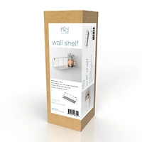 Honey Can Do Small Metal Floating Wall Shelf