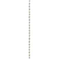 12 Pack:  Crystal Glass & Metal Rondelle Beads, 5mm by Bead Landing™