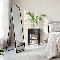 Habitat Aria 60" Black Standing Arched Mirror