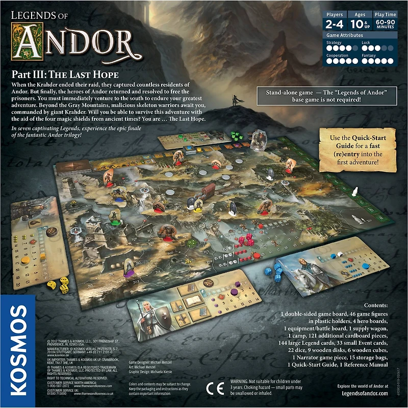 Thames & Kosmos Legends of Andor: Part III The Last Hope Game