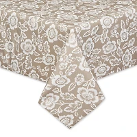 Stone  Floral Print Outdoor Tablecloth, 60" x 84"