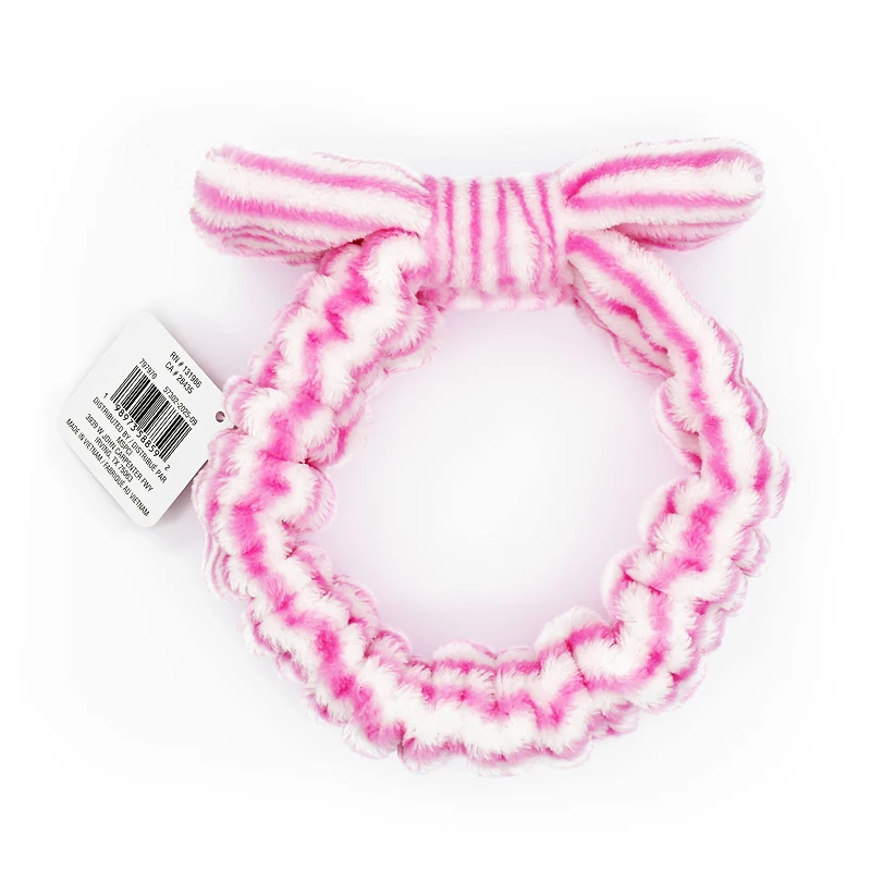 Assorted Next Chapter Striped Velvet Spa Headband, 1pc. by Fab Finds